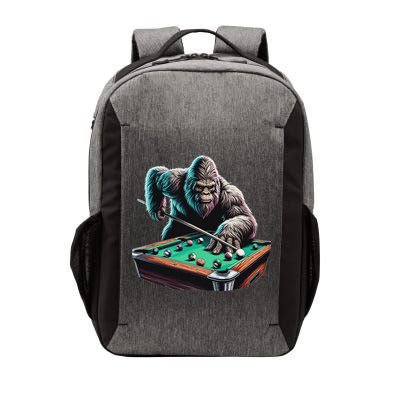 Funny Bigfoot Sasquatch Billiards Pool Player Vector Backpack