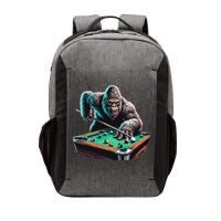 Funny Bigfoot Sasquatch Billiards Pool Player Vector Backpack