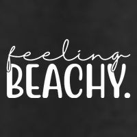 Feeling Beachy Summer Vacation 7 Panel Mesh Trucker Snapback Hat