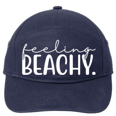 Feeling Beachy Summer Vacation 7-Panel Snapback Hat