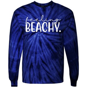 Feeling Beachy Summer Vacation Tie-Dye Long Sleeve Shirt