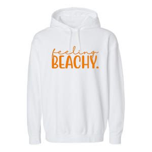 Feeling Beachy Summer Vacation Garment-Dyed Fleece Hoodie