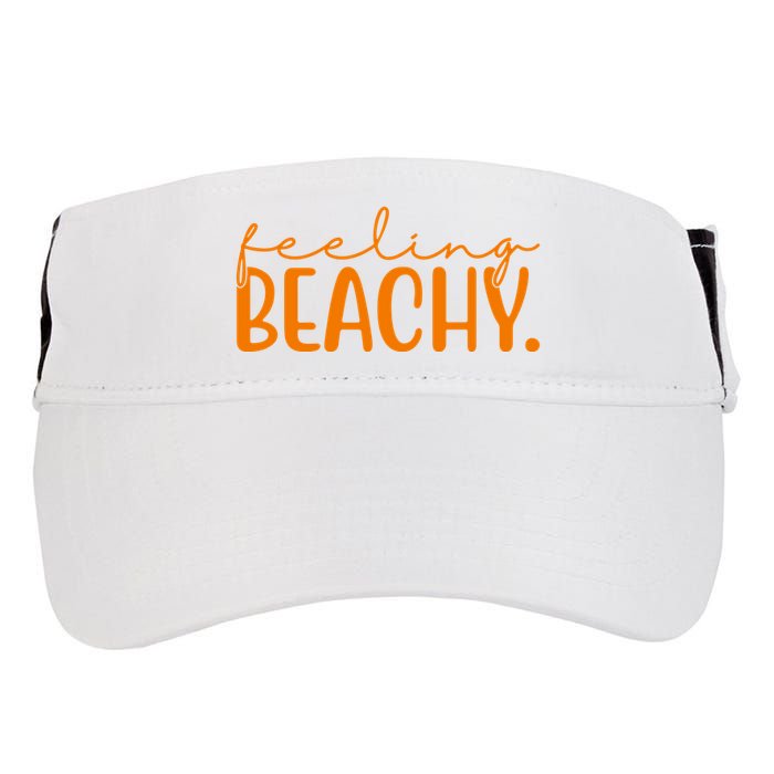 Feeling Beachy Summer Vacation Adult Drive Performance Visor