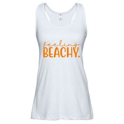 Feeling Beachy Summer Vacation Ladies Essential Flowy Tank