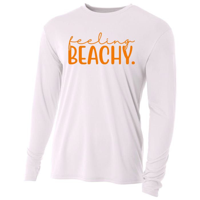 Feeling Beachy Summer Vacation Cooling Performance Long Sleeve Crew