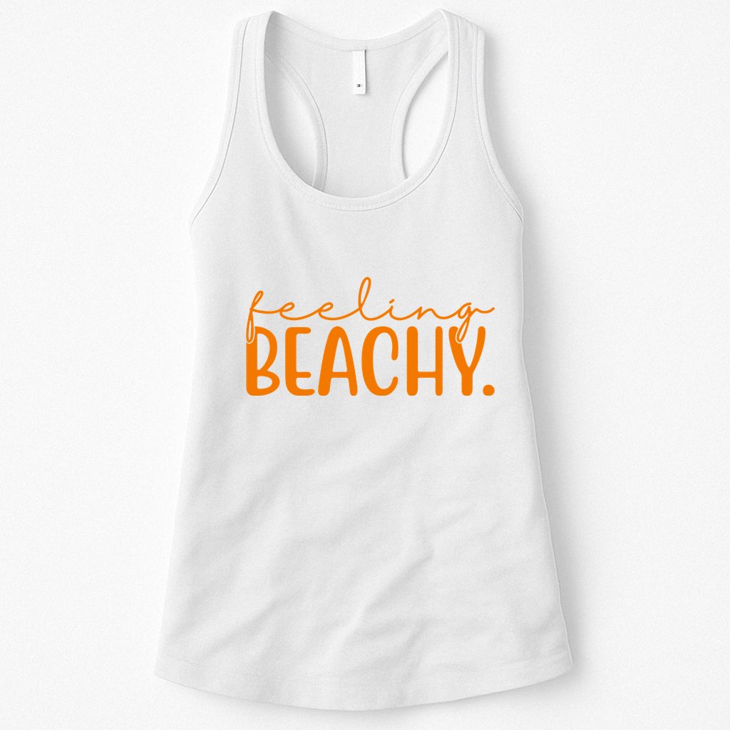 Feeling Beachy Summer Vacation Womens Tank Top