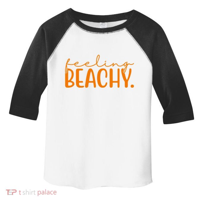 Feeling Beachy Summer Vacation Toddler Fine Jersey T-Shirt