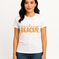 Feeling Beachy Summer Vacation Womens T-Shirt
