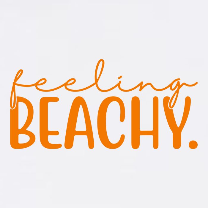 Feeling Beachy Summer Vacation Womens T-Shirt