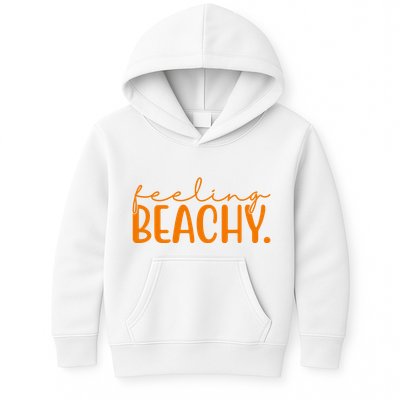 Feeling Beachy Summer Vacation Kids Hoodie