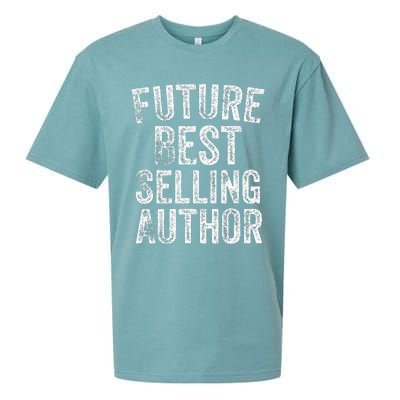 Future Best Selling Author Poetry Gifts For Writers Poets Sueded Cloud Jersey T-Shirt