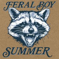 Feral Boy Summer Funny Raccoon Meme Trash Panda Raccoon Cotton Canvas Backpack