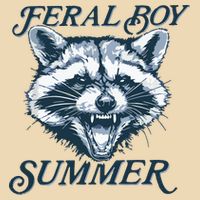 Feral Boy Summer Funny Raccoon Meme Trash Panda Raccoon Drawstring Bag