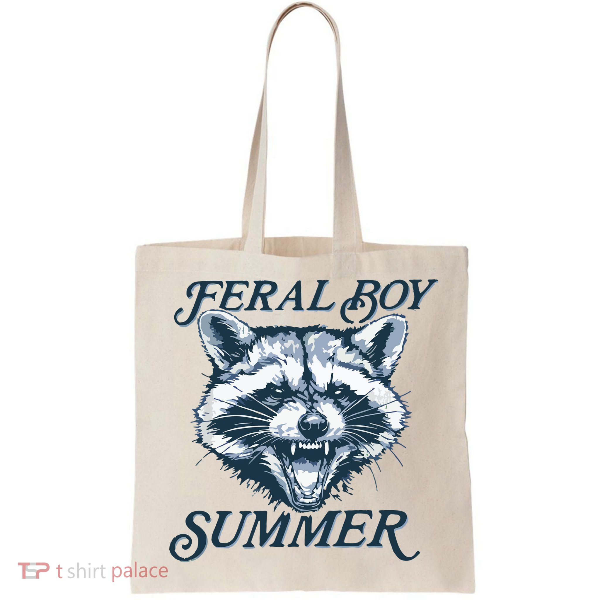 Feral Boy Summer Funny Raccoon Meme Trash Panda Raccoon Bag