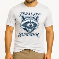 Feral Boy Summer Funny Raccoon Meme Trash Panda Raccoon Performance Shirt