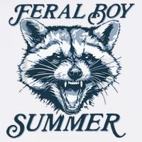 Feral Boy Summer Funny Raccoon Meme Trash Panda Raccoon Baby Bodysuit