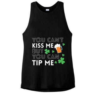 Funny Bartender St Patricks Day Waiter Waitress Server Gift Ladies PosiCharge Tri-Blend Wicking Tank