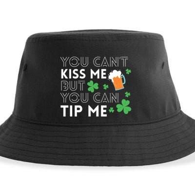 Funny Bartender St Patricks Day Waiter Waitress Server Gift Sustainable Bucket Hat