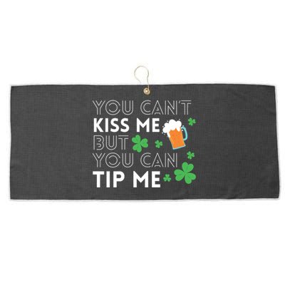 Funny Bartender St Patricks Day Waiter Waitress Server Gift Large Microfiber Waffle Golf Towel