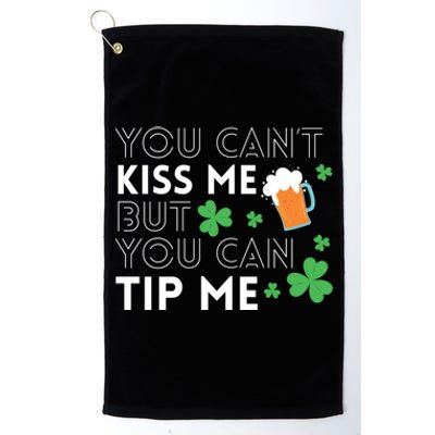 Funny Bartender St Patricks Day Waiter Waitress Server Gift Platinum Collection Golf Towel