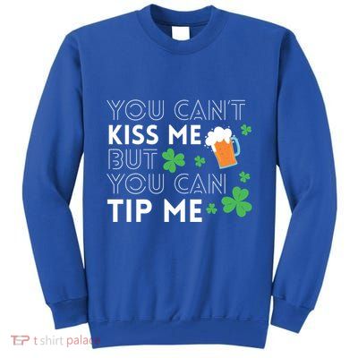 Funny Bartender St Patricks Day Waiter Waitress Server Gift Tall Sweatshirt