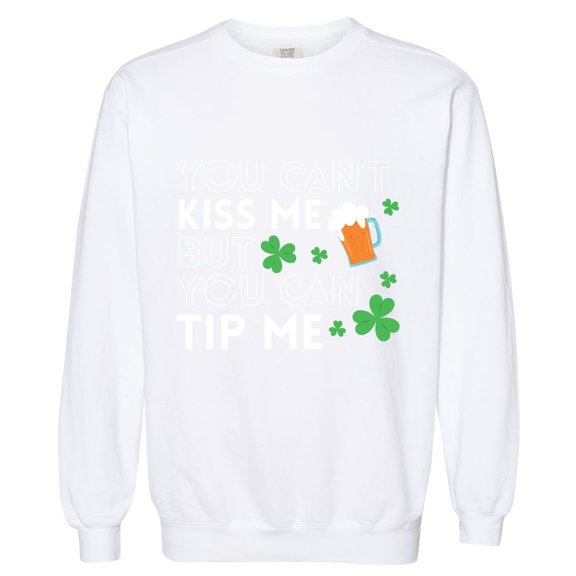 Funny Bartender St Patricks Day Waiter Waitress Server Gift Garment-Dyed Sweatshirt