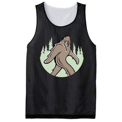 Funny Bigfoot Sasquatch Art Mesh Reversible Basketball Jersey Tank