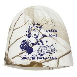 Funny Baking Sweatshirt I Baked You Some Shut The Fucupcakes Kati - Camo Knit Beanie