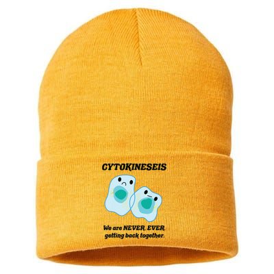 Funny Biology Science Biology Teacher Gift Idea Sustainable Knit Beanie