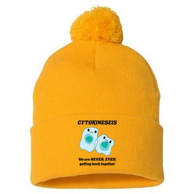 Funny Biology Science Biology Teacher Gift Idea Pom Pom 12in Knit Beanie