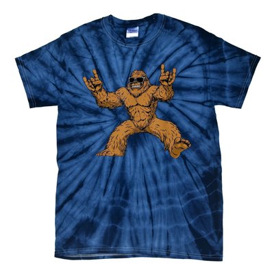 Funny Bigfoot Sasquatch Graphic Tie-Dye T-Shirt