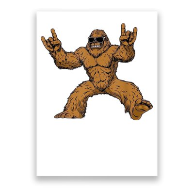 Funny Bigfoot Sasquatch Graphic Poster