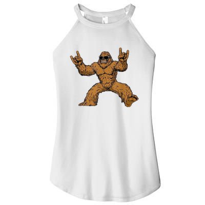 Funny Bigfoot Sasquatch Graphic Women's Perfect Tri Rocker Tank