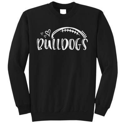 Football Bulldogs School Sports Fan Team Spirit Sweatshirt