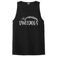 Football Bulldogs School Sports Fan Team Spirit PosiCharge Competitor Tank