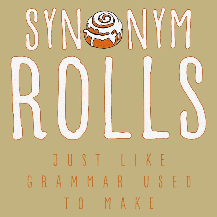 Funny Baking Synonym Rolls English Grammar Pun For Teacher Cooling Performance Crew T-Shirt