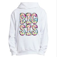 Floral Big Sister Gift Pregnancy Announcement Urban Pullover Hoodie