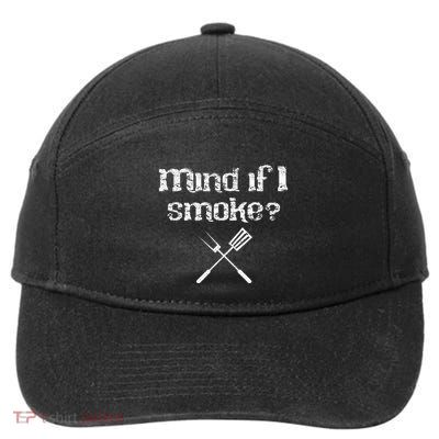 Funny Bbq Smoker Accessory Pitmaster Grill 7-Panel Snapback Hat