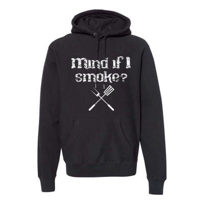 Funny Bbq Smoker Accessory Pitmaster Grill Premium Hoodie