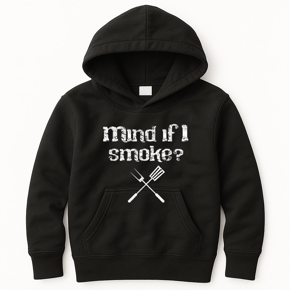 Funny Bbq Smoker Accessory Pitmaster Grill Kids Hoodie