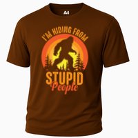 Funny Bigfoot Sasquatch Im Hiding From Stupid People Performance Shirt