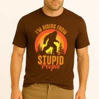 Funny Bigfoot Sasquatch Im Hiding From Stupid People Performance Shirt