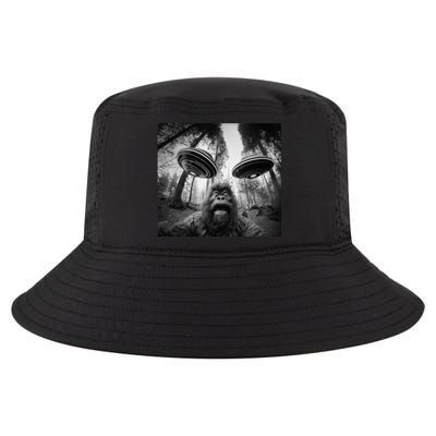 Funny Bigfoot Sasquatch Alien Ufo For Women Graphic Cool Comfort Performance Bucket Hat