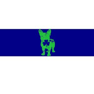 French Bulldog St Patricks Day Boys Girls Shamrock Dog Lover Bumper Sticker