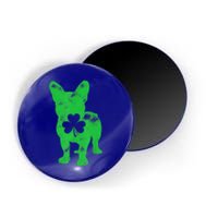 French Bulldog St Patricks Day Boys Girls Shamrock Dog Lover Magnet