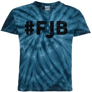 Funny Bare Shelves Biden E Parody Logo #Fjb Kids Tie-Dye T-Shirt