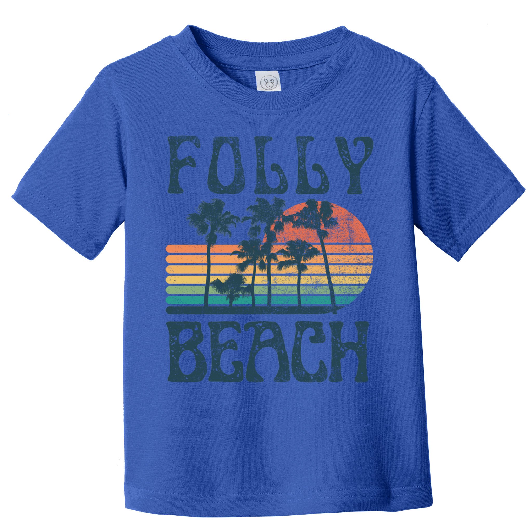Folly Beach South Carolina Summer Vacation Vintage Cute Gift Toddler T-Shirt