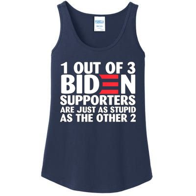 Funny Biden Supporters Are Just As Stupid Gift Ladies Essential Tank