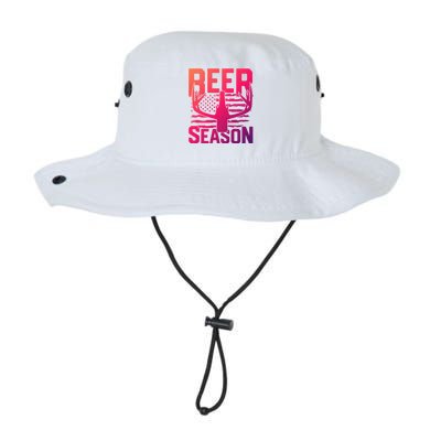 Funny Beer Season Deer Antlers American Flag Hunting Gift Legacy Cool Fit Booney Bucket Hat