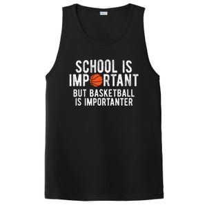 Funny Basketball School Is Important Bball PosiCharge Competitor Tank